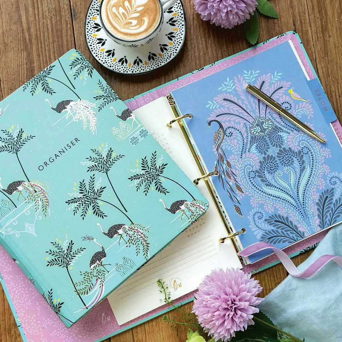 Ostrich & Palms Organiser>Sara Miller Flash Sale