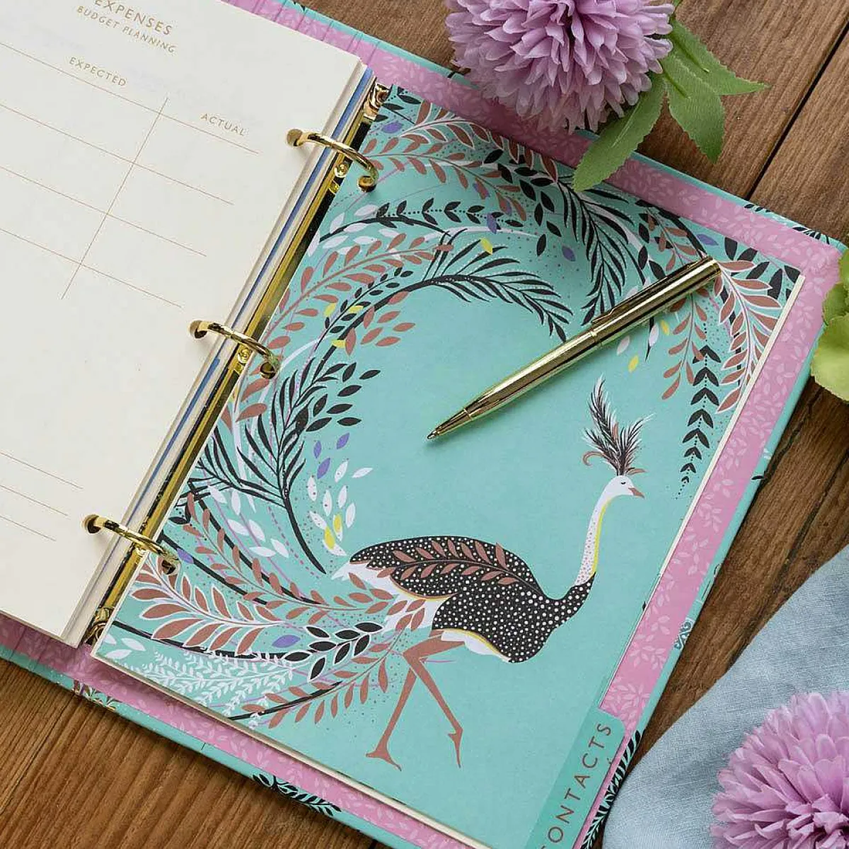 Ostrich & Palms Organiser>Sara Miller Flash Sale
