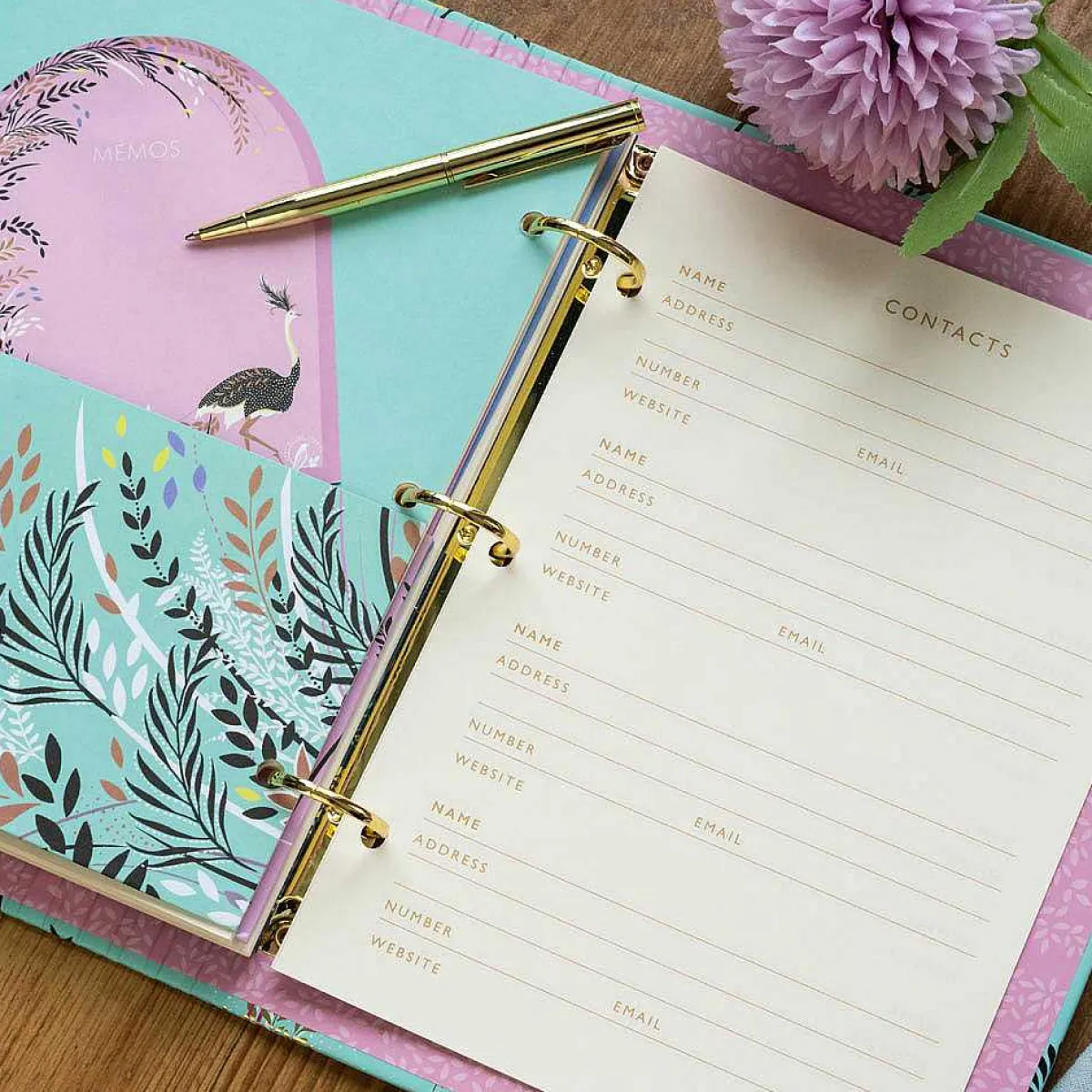 Ostrich & Palms Organiser>Sara Miller Flash Sale