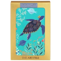 Turtles Set Of 10 Notecards>Sara Miller Clearance