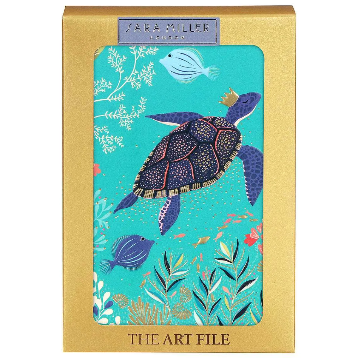 Turtles Set Of 10 Notecards>Sara Miller Clearance