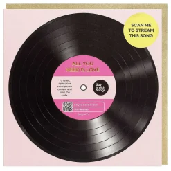 'All You Need Is Love' Card>Say it with Songs Cheap