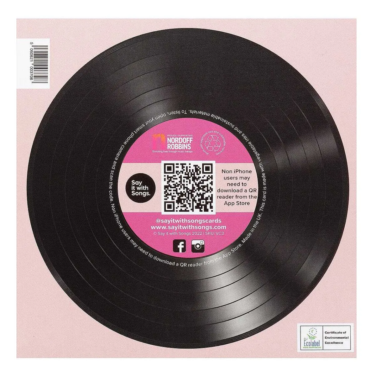 'All You Need Is Love' Card>Say it with Songs Cheap