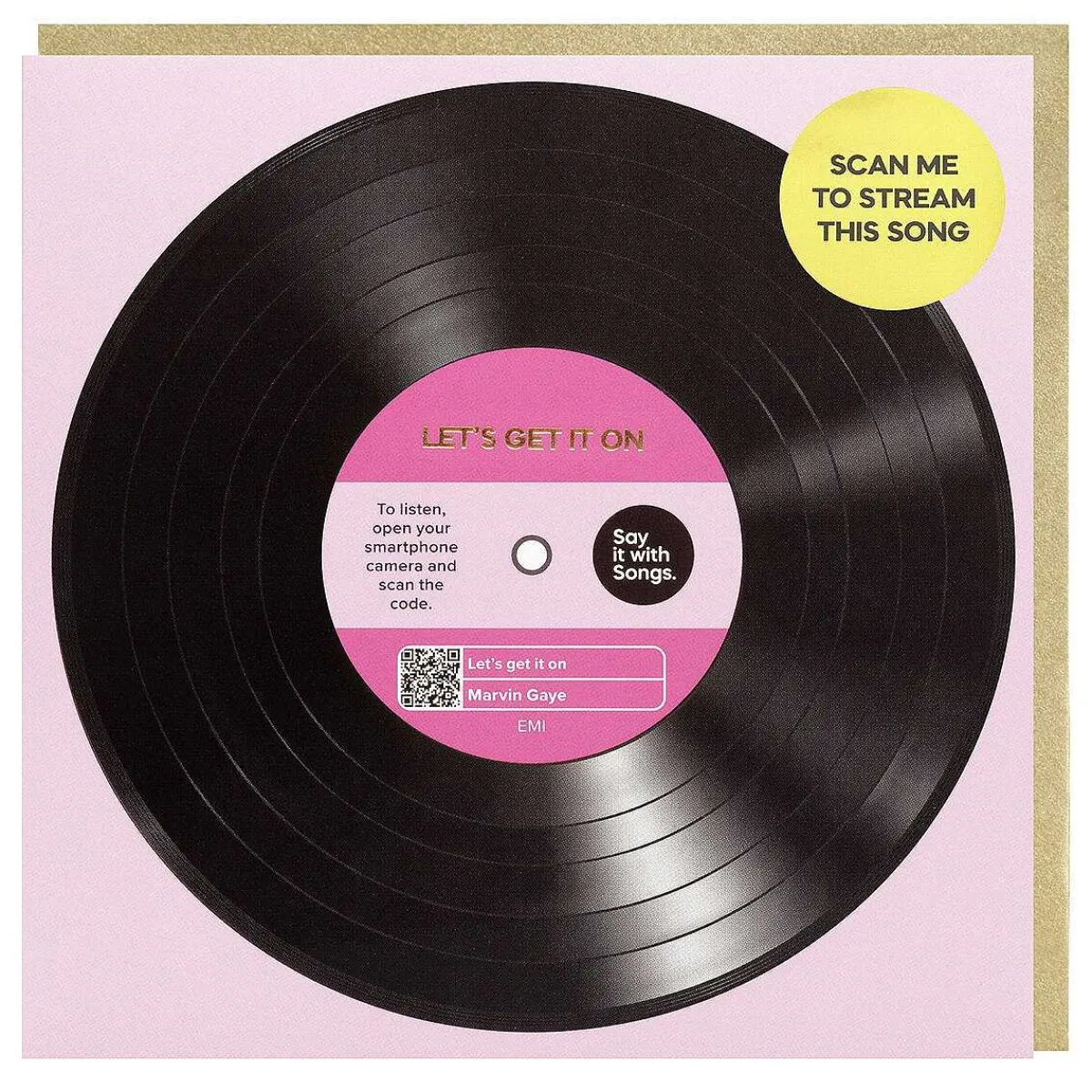 'Let's Get It On' Card>Say it with Songs Flash Sale