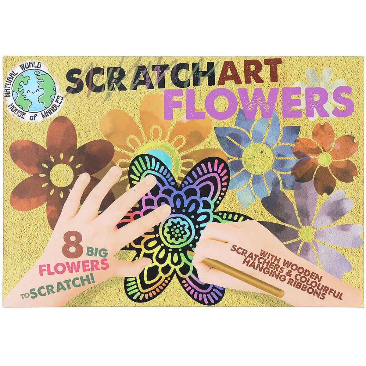 Scratch Art Set Flowers>Temptation Gifts Outlet