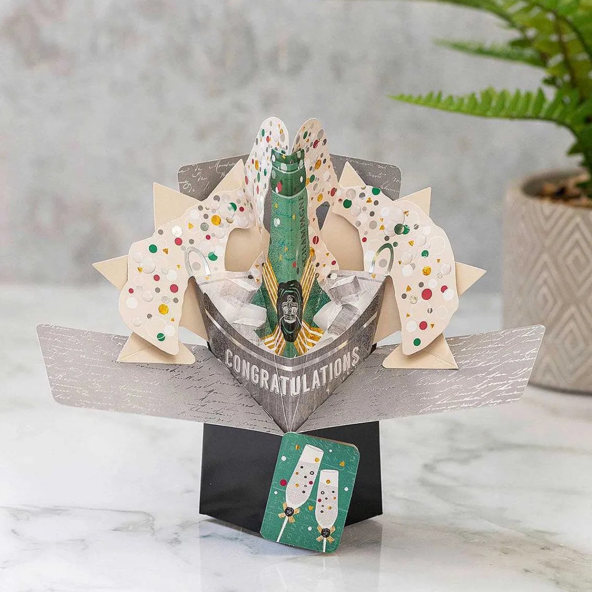 'Congratulations' Pop Up Card>Second Nature Shop