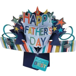 Happy Father's Day Pop Up Father's Day Card><noscript><img width=