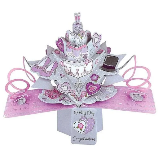 'Wedding Day' Pop Up Card>Second Nature Cheap