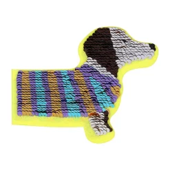 Shine Sequin Dog Birthday Card With Peel Off Patch>Temptation Gifts Best