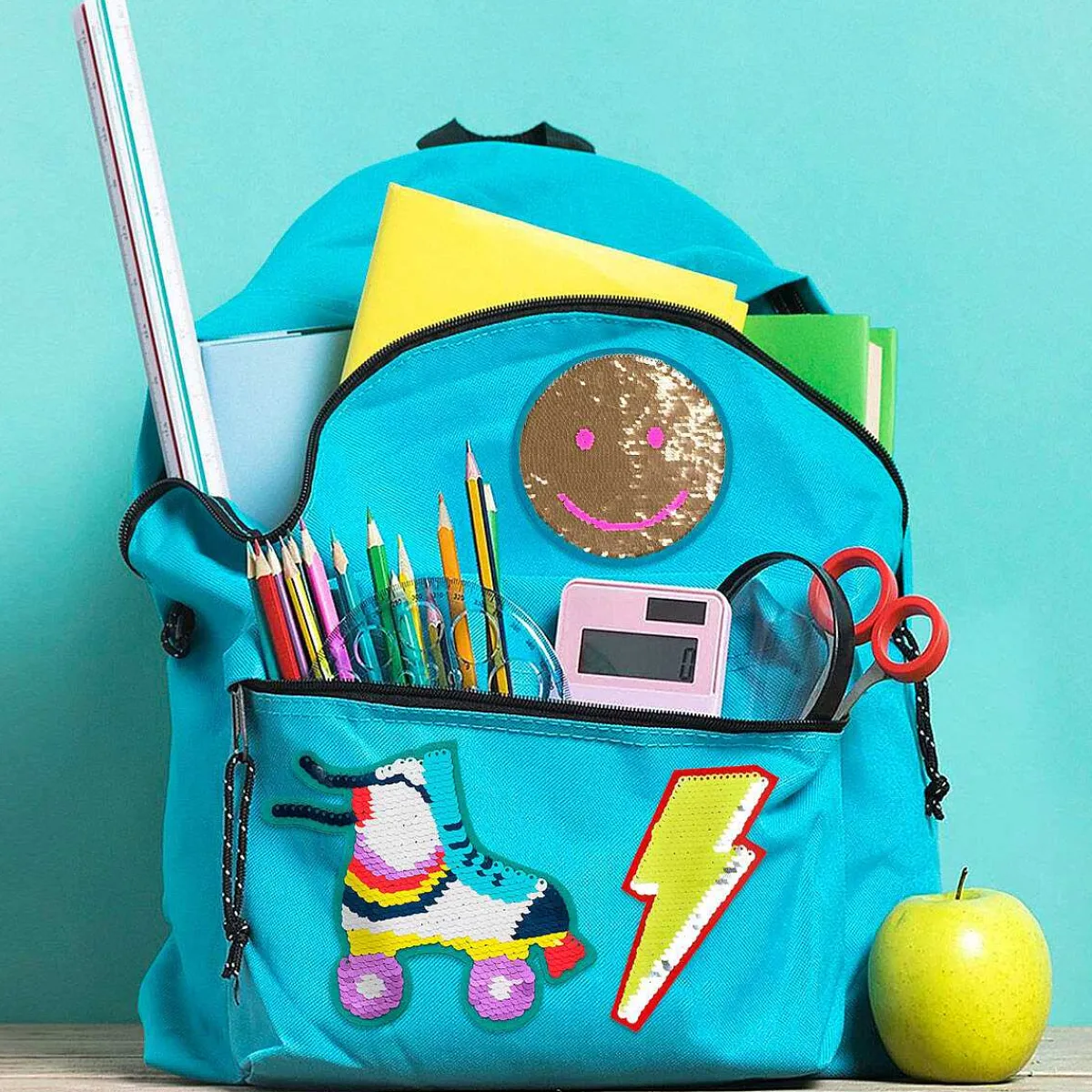 Shine Sequin Lightning Bolt Birthday Card With Peel Off Patch>Temptation Gifts Outlet