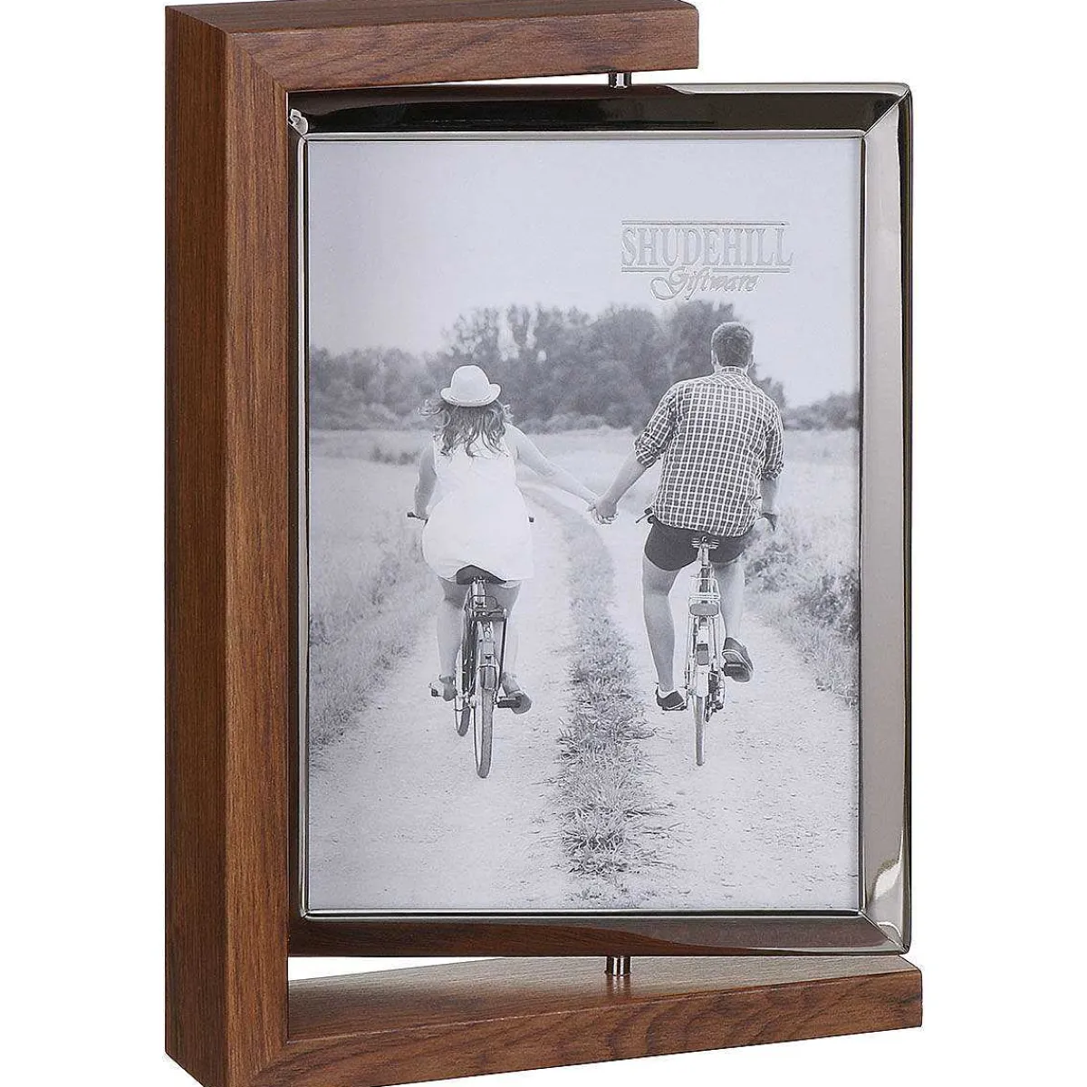 Dark Wood Look 5X7 Rotating Portrait Photo Frame>Shudehill Discount