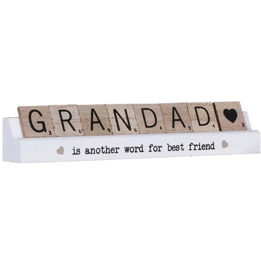 Grandad Scrabble Plaque>Shudehill Flash Sale