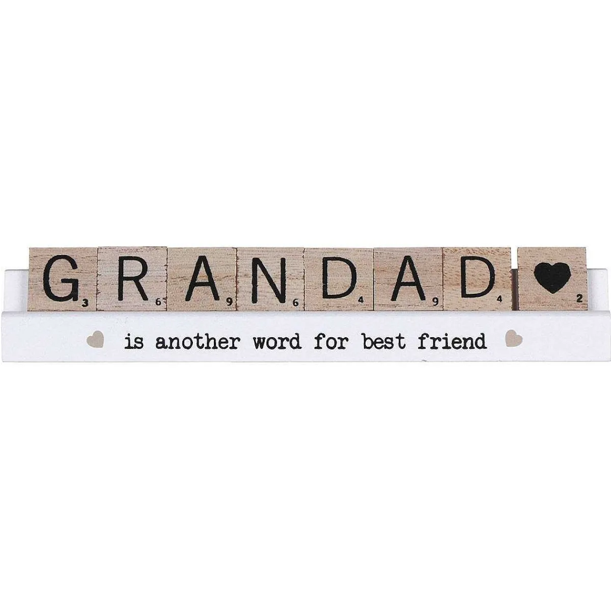 Grandad Scrabble Plaque>Shudehill Flash Sale