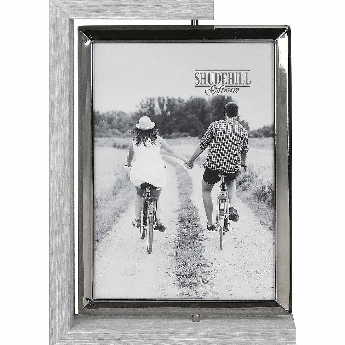 Grey Wood Look 5X7 Rotating Portrait Photo Frame>Shudehill Best