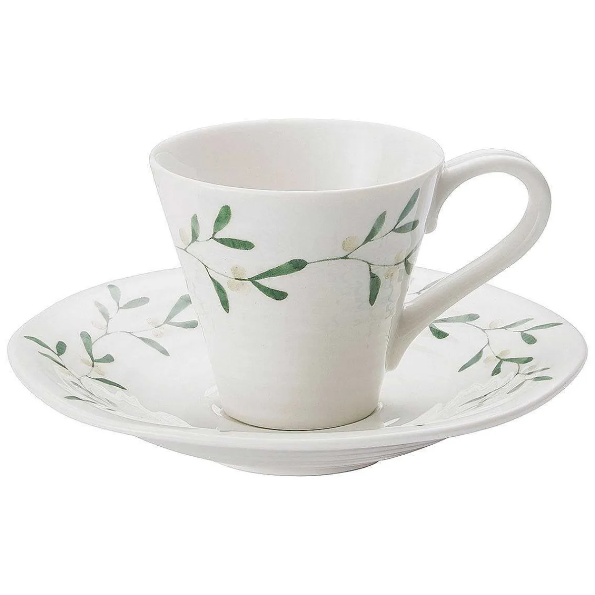 Mistletoe Amor Set Of Two Espresso Cups & Saucers>Sophie Conran Store