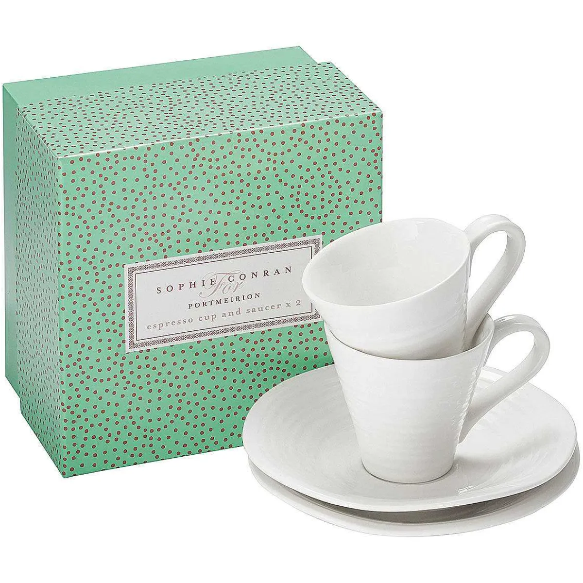 White Set Of Two Espresso Cup & Saucer>Sophie Conran Best Sale