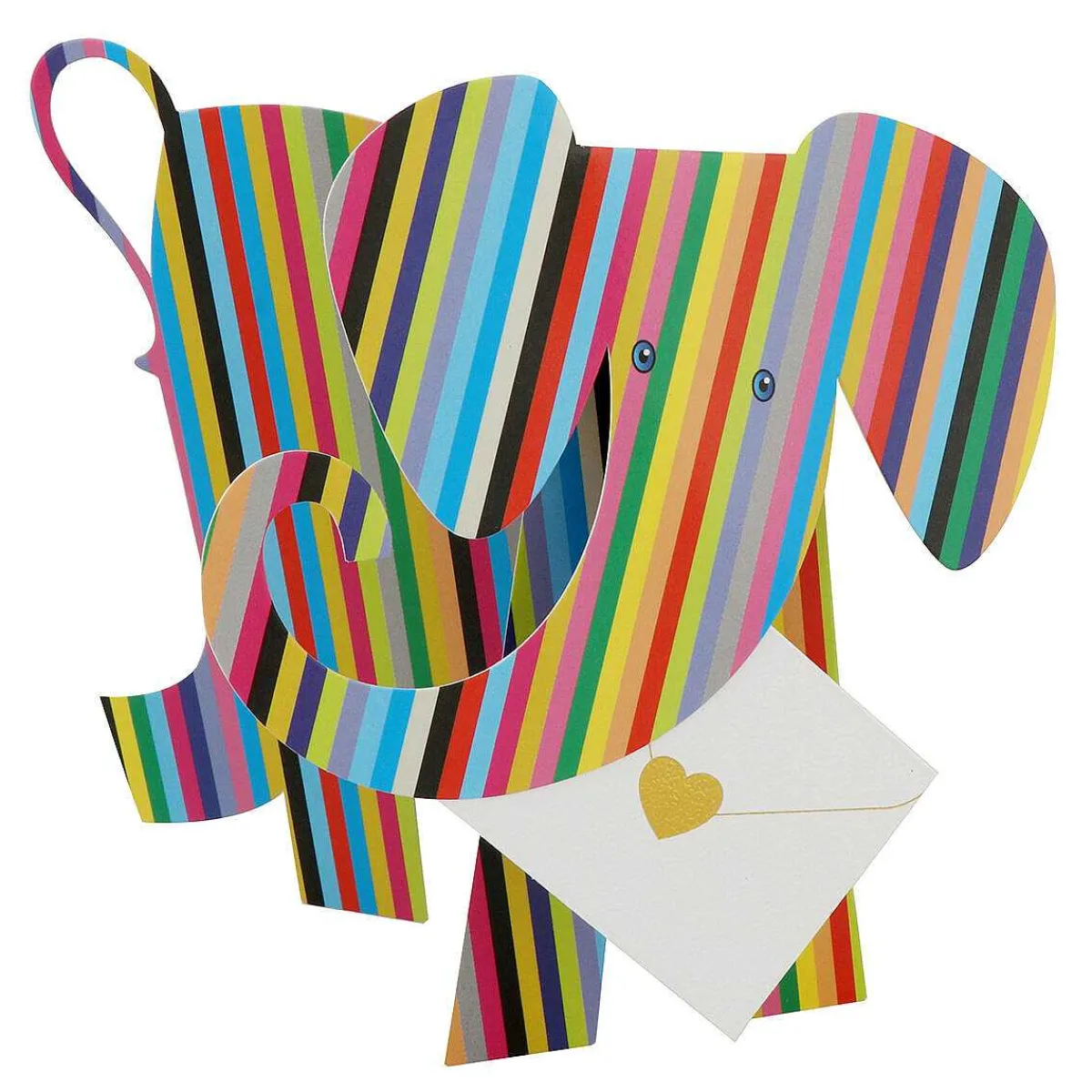 Bon-Bon Elephant 3D Greetings Card>Special Delivery Shop