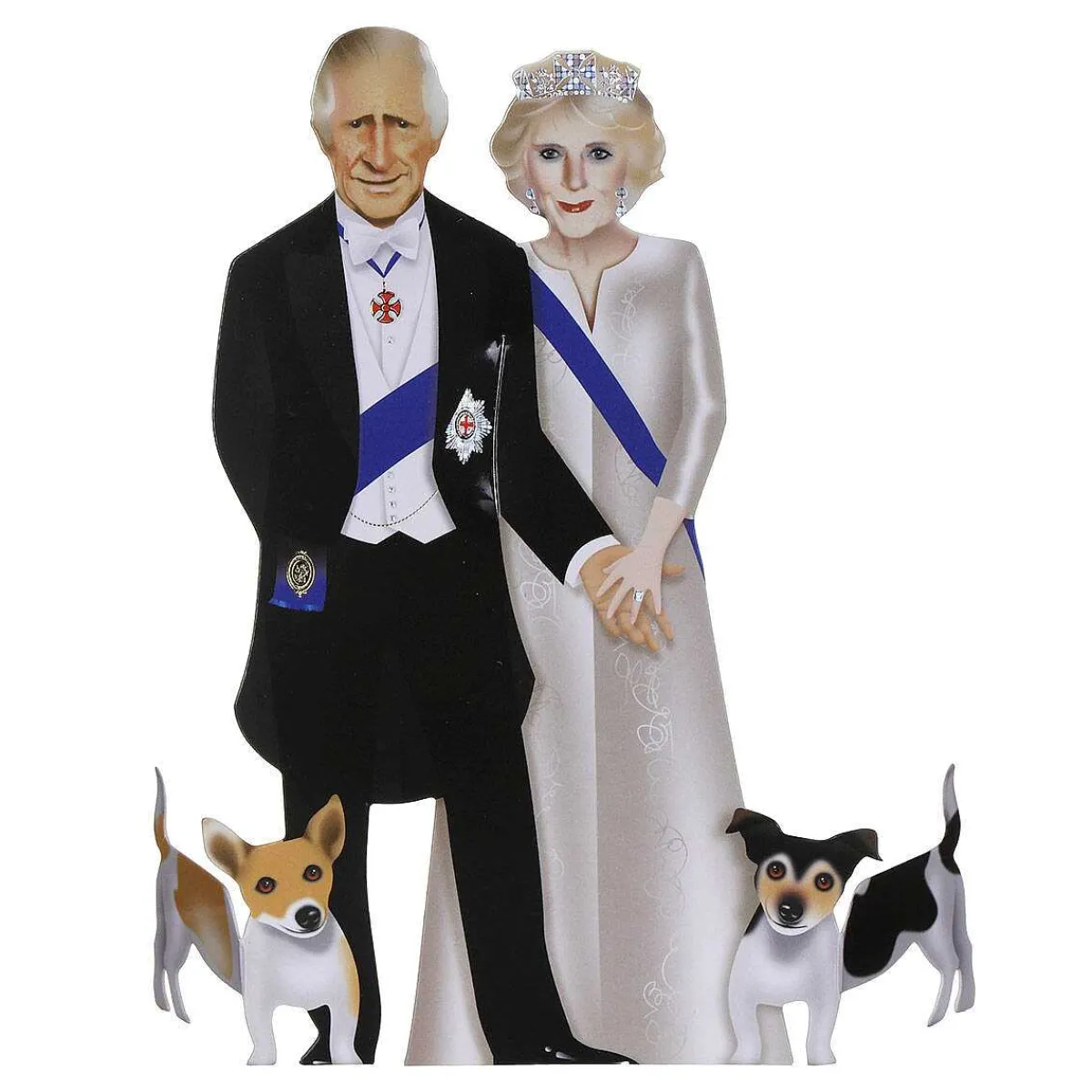'Charles & Camilla' 3D Greetings Card>Special Delivery Discount