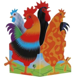 Doodle Doo Chickens 3D Greetings Card>Special Delivery Outlet