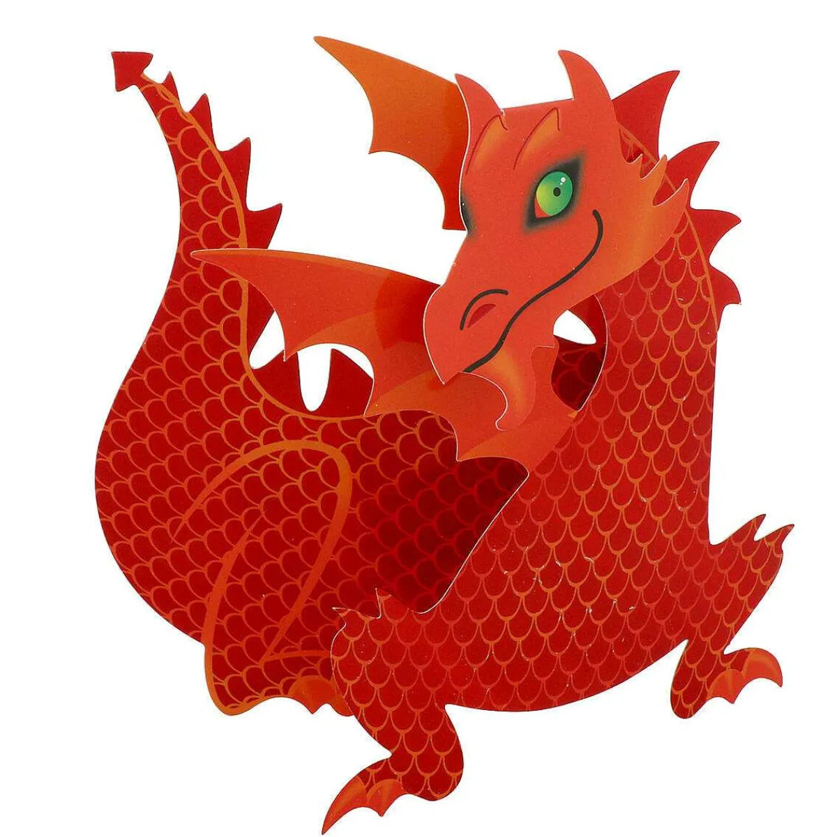 'Flame' Dragon 3D Greetings Card>Special Delivery Best