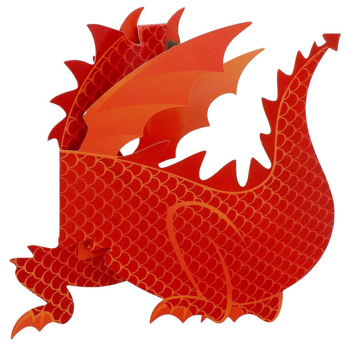 'Flame' Dragon 3D Greetings Card>Special Delivery Best
