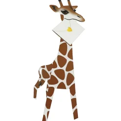 Hi The Giraffe 3D Greetings Card>Special Delivery New