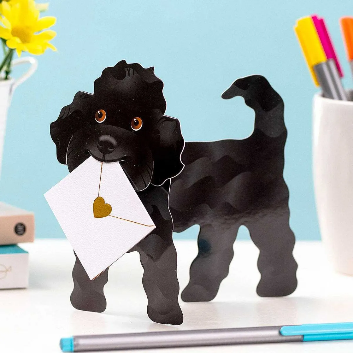 Jazzy Dog 3D Greetings Card>Special Delivery Clearance