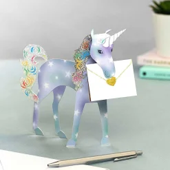 Unicorn 3D Greetings Card>Special Delivery Hot