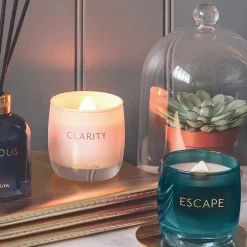 Infusion Clarity Cashmerian Woods & Saffron Tumbler Candle>Stoneglow Hot