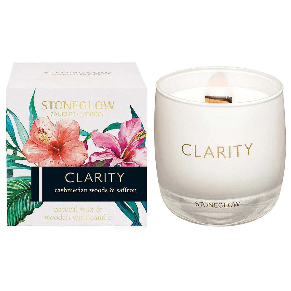 Infusion Clarity Cashmerian Woods & Saffron Tumbler Candle>Stoneglow Hot