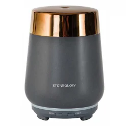 Luna Dark Grey & Copper Ceramic Perfume Mist Diffuser>Stoneglow Store