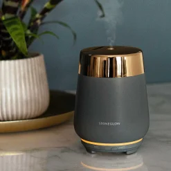 Luna Dark Grey & Copper Ceramic Perfume Mist Diffuser><noscript><img width=
