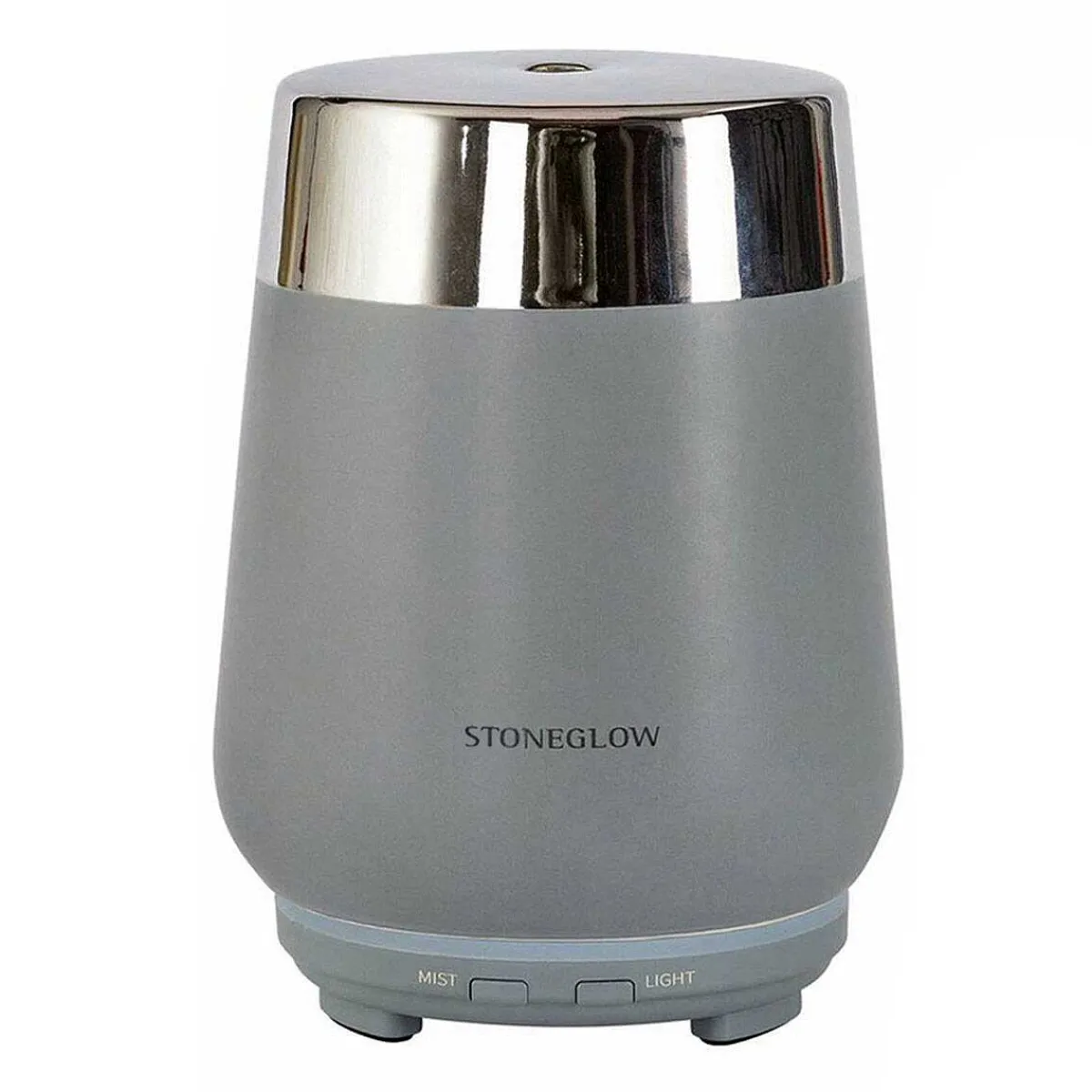 Luna Light Grey & Silver Ceramic Perfume Mist Diffuser>Stoneglow Outlet