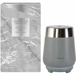Luna Light Grey & Silver Ceramic Perfume Mist Diffuser><noscript><img width=