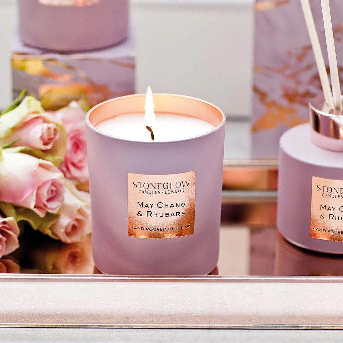 Luna May Chang & Rhubarb Candle>Stoneglow Discount