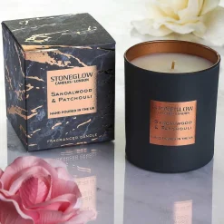 Luna Sandalwood & Patchouli Candle>Stoneglow Hot