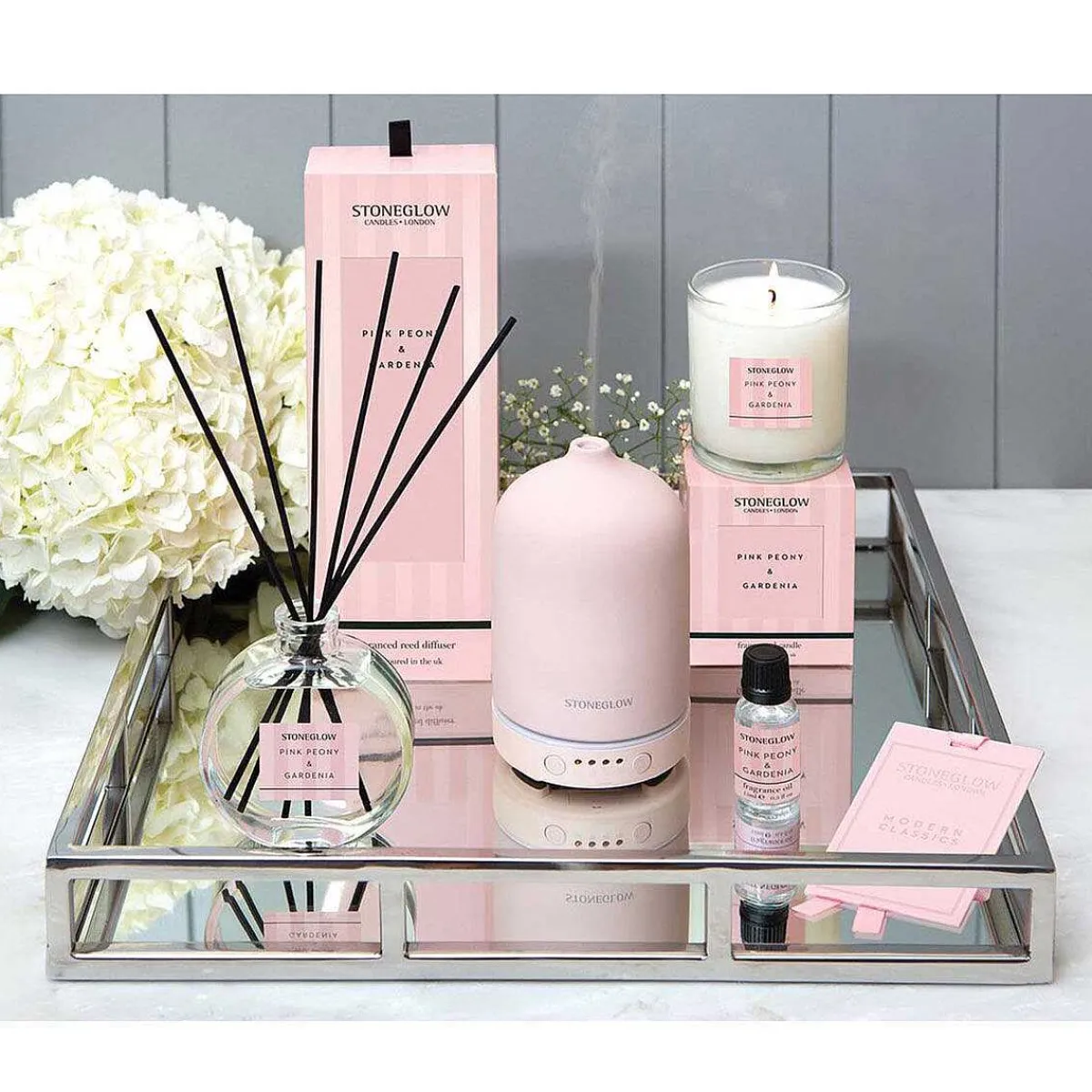 Modern Classics Pink Peony & Gardenia Woods Candle>Stoneglow Cheap