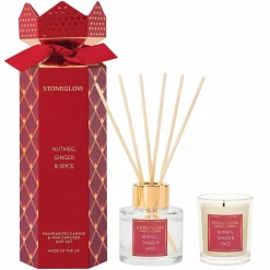 Seasonal Collection Nutmeg, Ginger & Spice Cracker Gift Set>Stoneglow Outlet