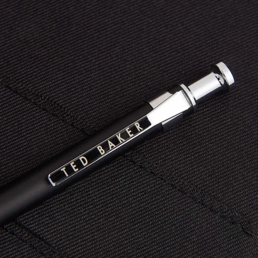 Alffiie Croc Effect Black Travel Organiser With Pen>Ted Baker Discount