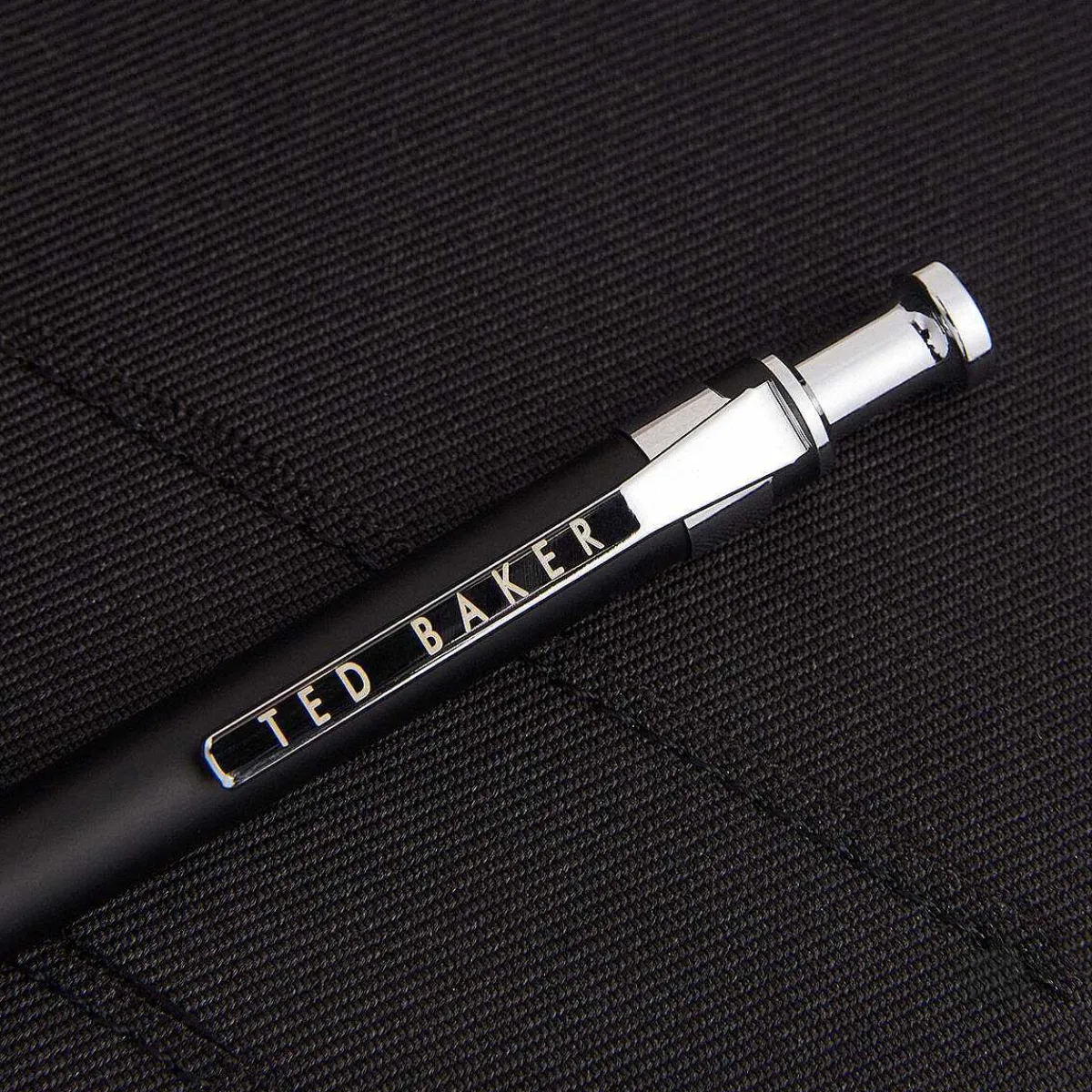 Alffiie Croc Effect Black Travel Organiser With Pen>Ted Baker Discount