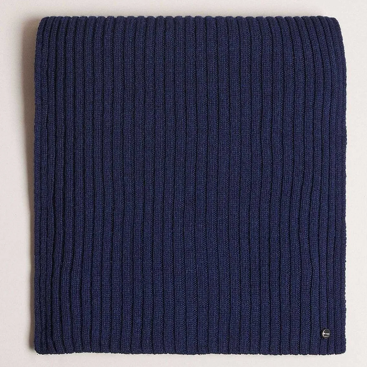 Berryys Dark Blue Wool And Cashmere Blend Ribbed Scarf>Ted Baker Cheap