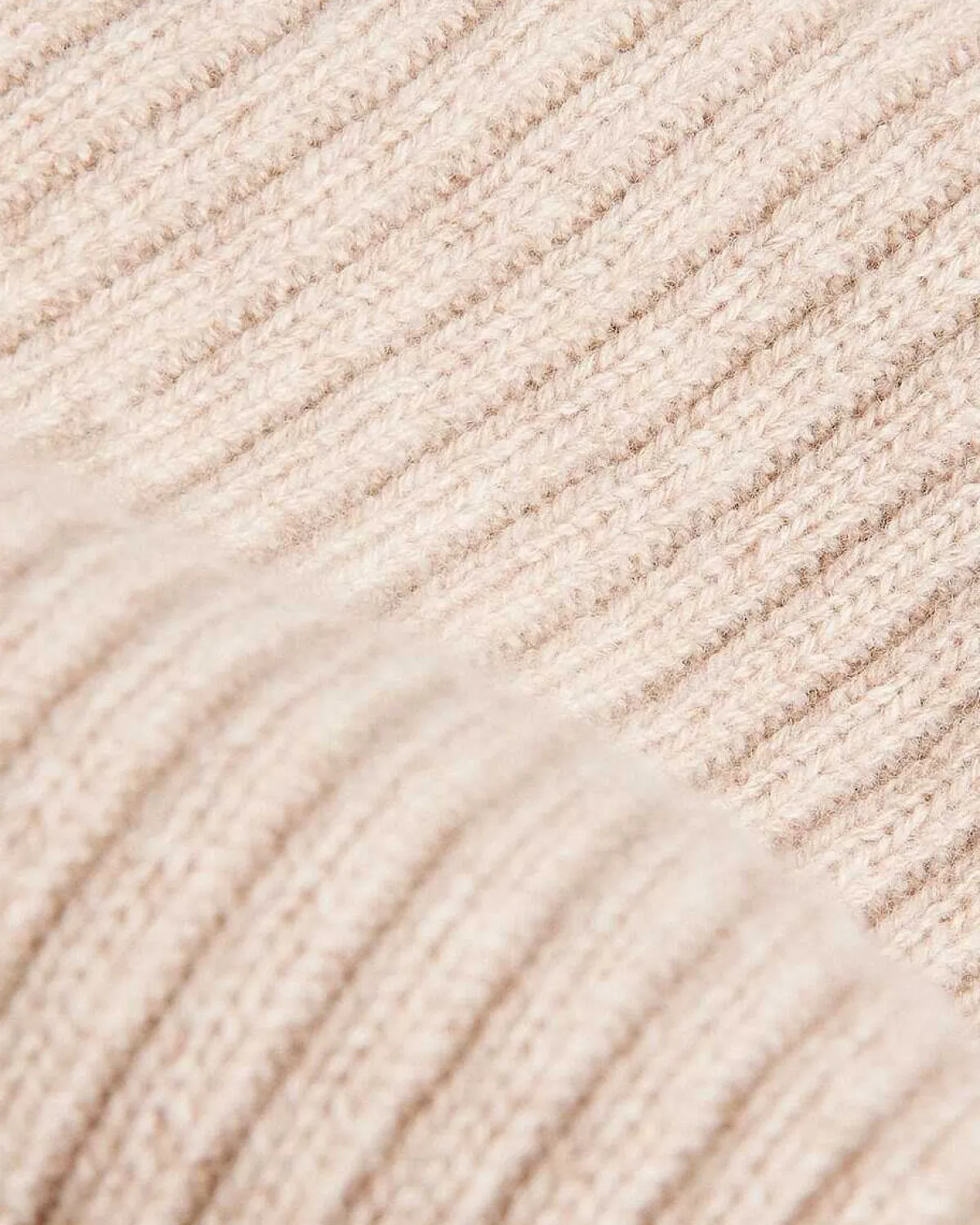 Berryys Taupe Wool And Cashmere Blend Ribbed Scarf>Ted Baker Clearance