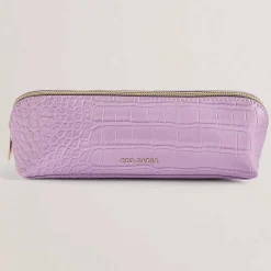 Charlas Lilac Croc Brush Case/Pencil Case>Ted Baker Discount