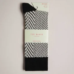 Cloudey Herringbone Men's Crew Socks>Ted Baker Best Sale