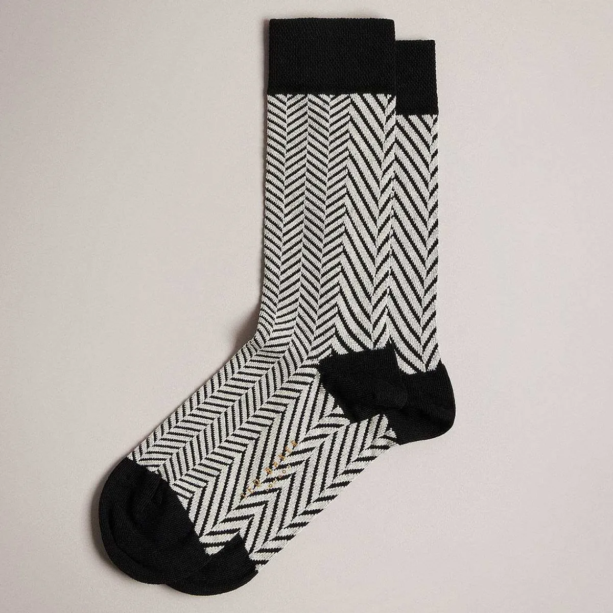 Cloudey Herringbone Men's Crew Socks>Ted Baker Best Sale