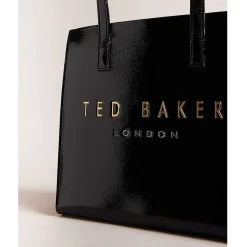 Crinion Icon Small Black Crinkle Texture Bag>Ted Baker Flash Sale