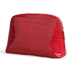 Crocala Patent Red Croc Makeup Bag>Ted Baker Cheap