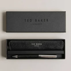 Danns Black Leather Pen And Pouch Set>Ted Baker Discount