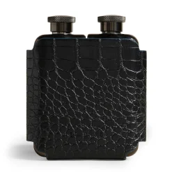 Jaason Croc Effect Double Hip Flask><noscript><img width=