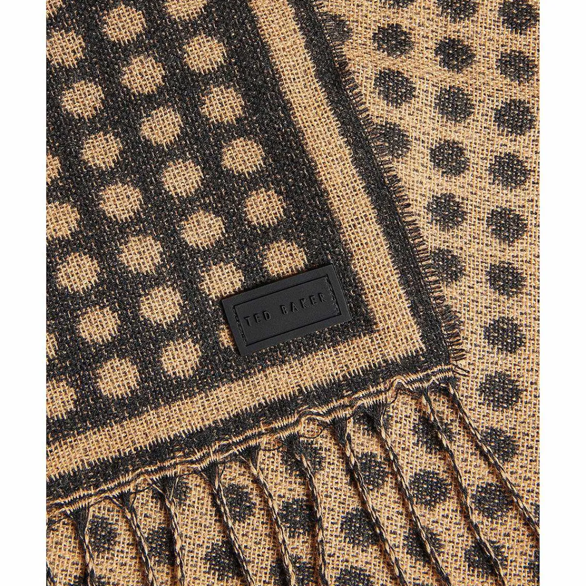 Jasony Camel Dot Woven Scarf>Ted Baker Cheap
